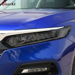 Car Headlight Protective Film Smoked Black Tint Wrap Vinyl Transparent TPU Sticker For Honda Accord 10th 2018 2019 2020 2021