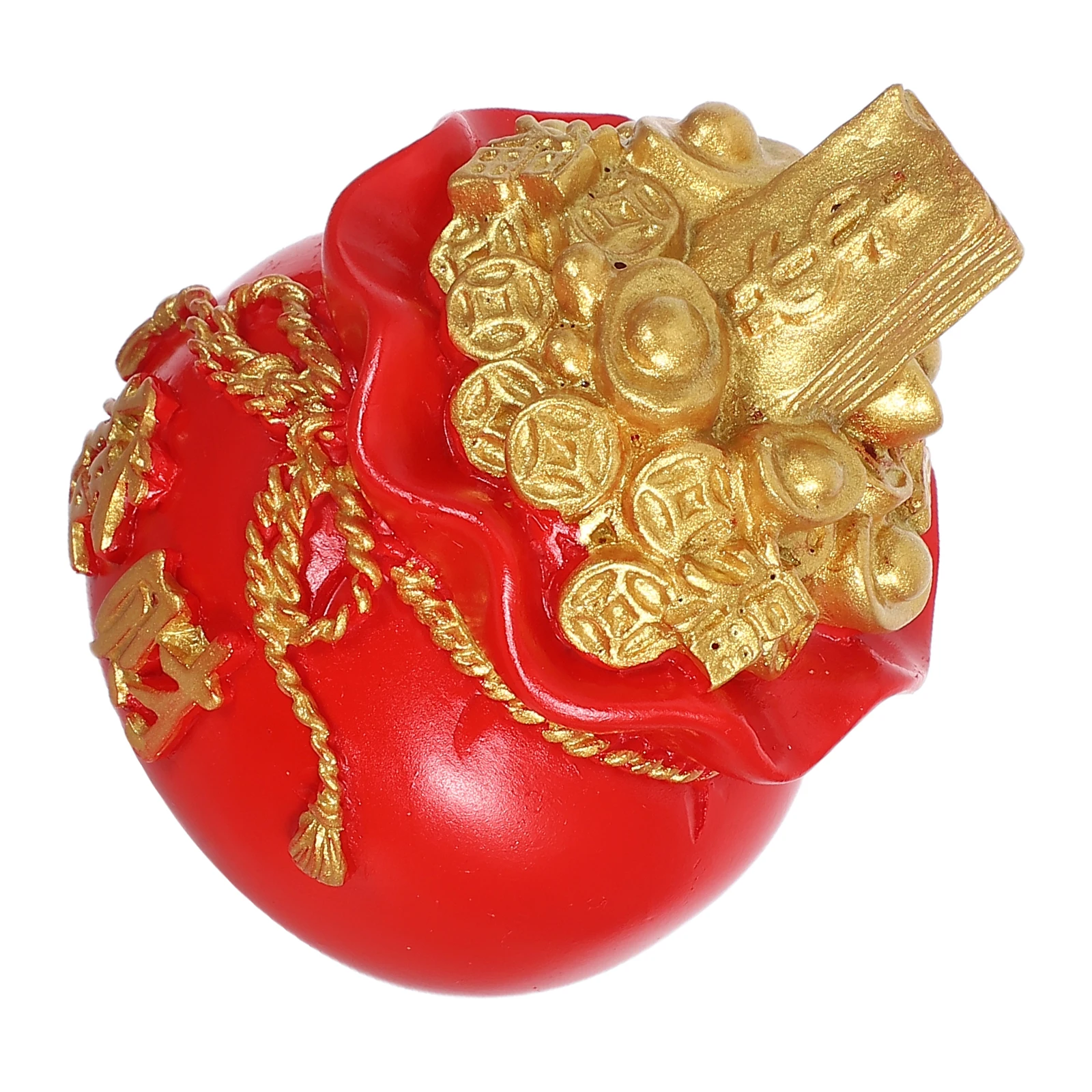 

Resin Car Decorations Prosperity Money Bag Feng Shui Statue Dashboard Accessories Wealth Symbol Collectibles Good Luck Ornament