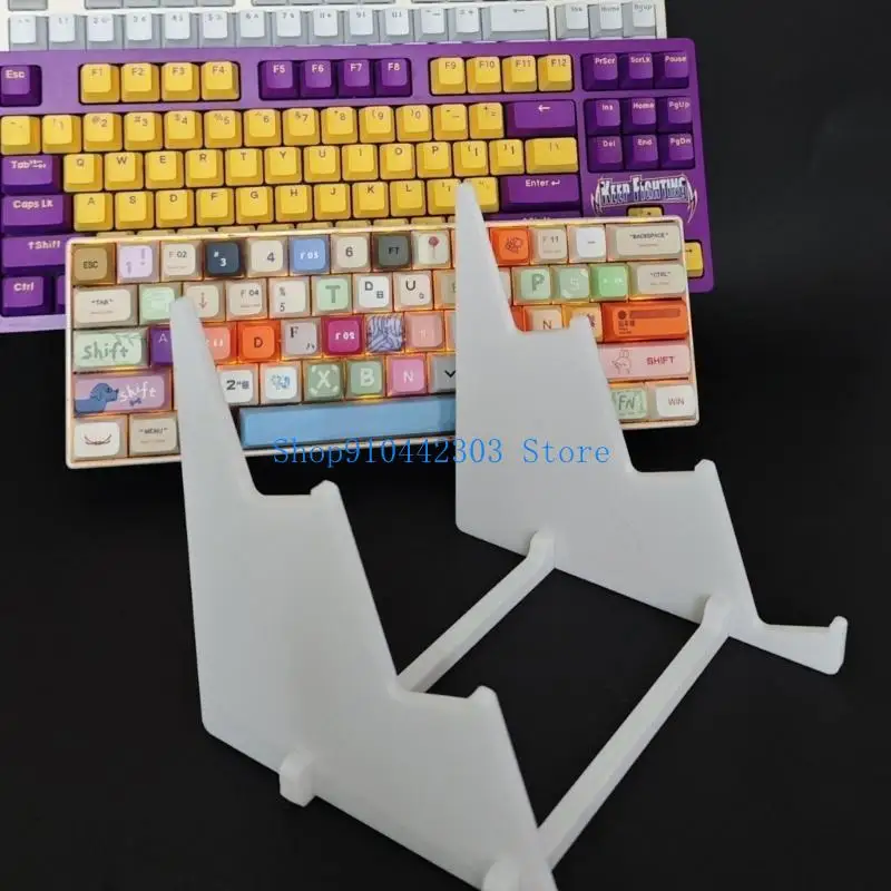 

652F Compactly 3Tier Keyboard Shelf Stand For Home and Office Study Room Setups