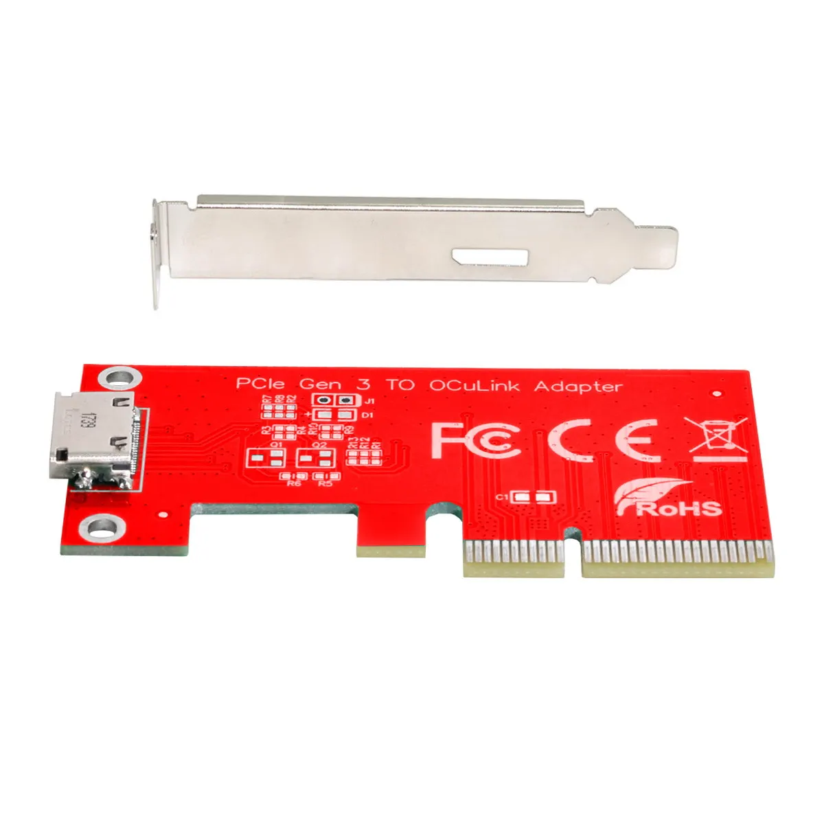 

Cablecc External SFF-8612 PCI-E 3.0 Express 4.0 x4 to Oculink SFF-8611 Adapter PCIe SSD