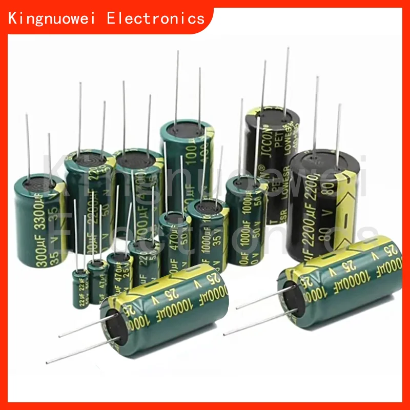 100pcs 25V 3300uf 4700uf 6800uf 10000uf electrolytic capacitor