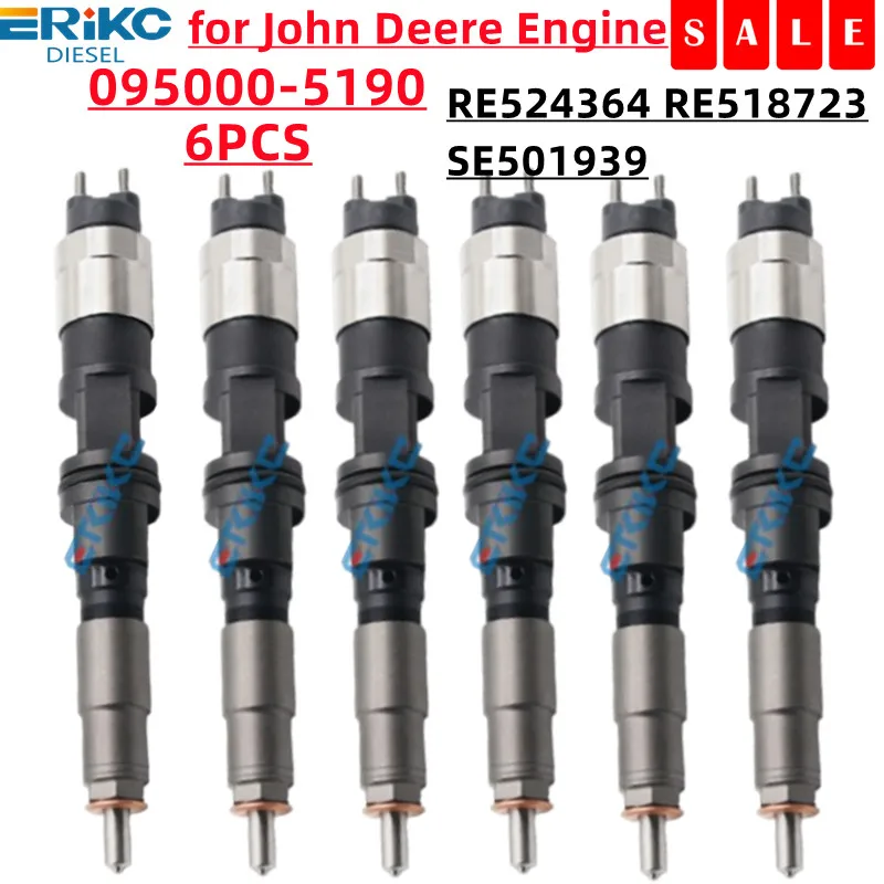 095000-5190 095000-5191 Diesel Fuel Injector 095000-5192 for DENSO John Deere Tractor RE524364 RE518723 SE501939