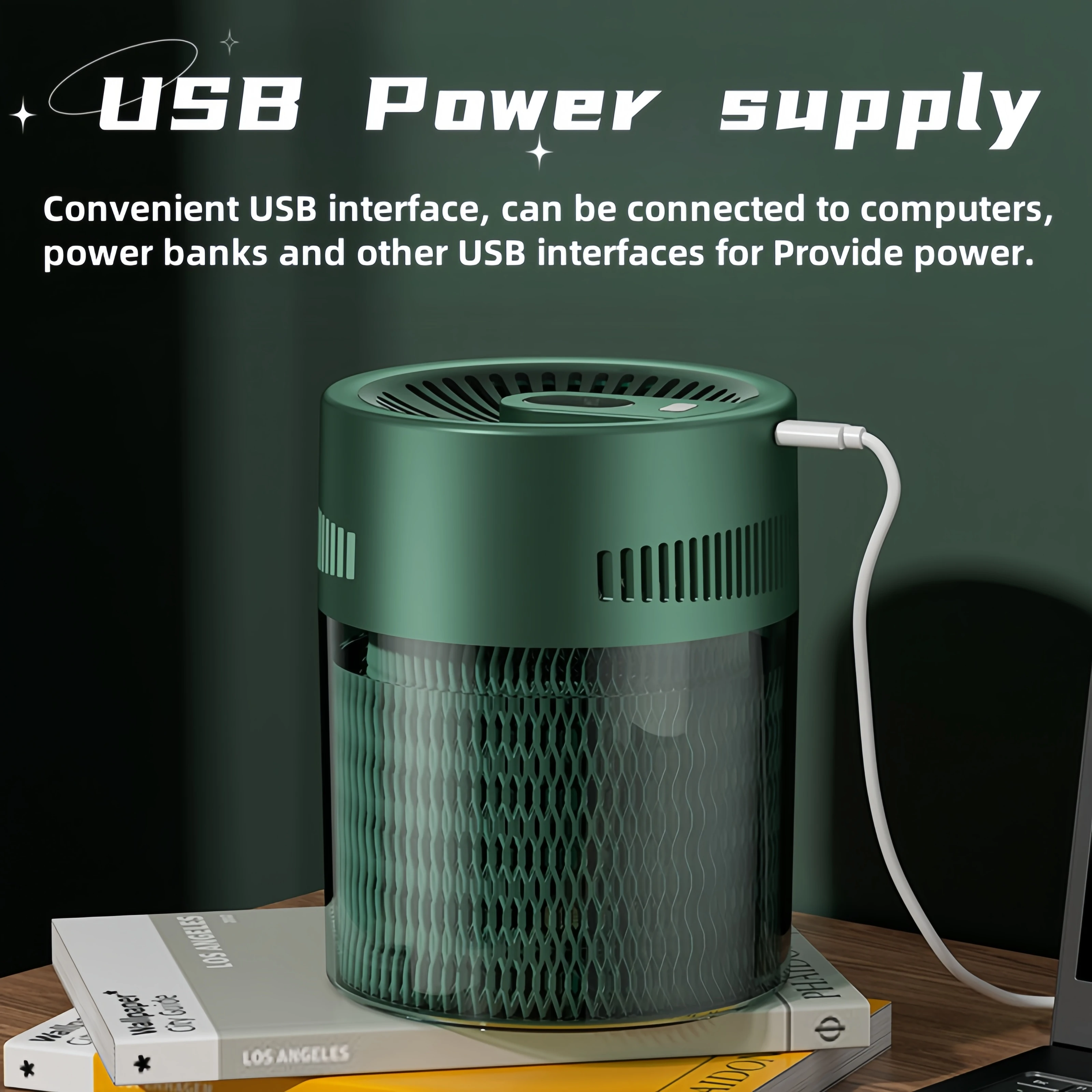 Humidifier Household Appliances USB Humidifier Fogless Humidifier 2L Large Capacity for Household Office