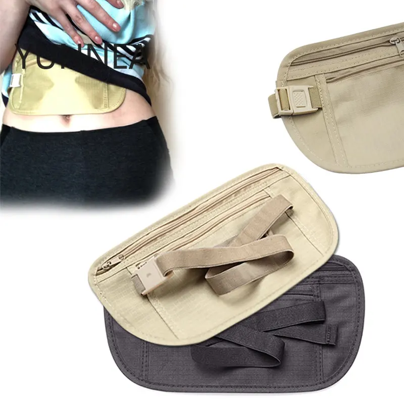 

HOT Invisible Travel Waist Packs Waist Pouch for Passport Money Belt Bag Hidden Security Wallet Gifts Hidden Safes
