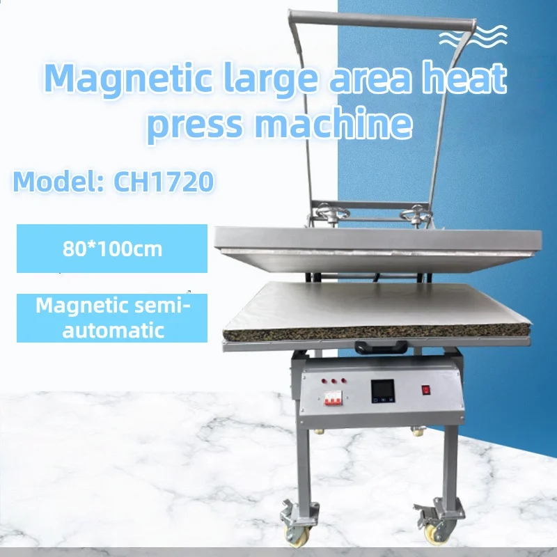 

Manual large-format heat press white ink heat transfer machine magnetic semi-automatic with pull-out function Heat Press Machine