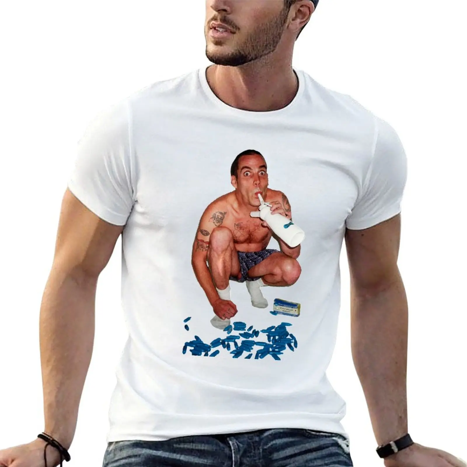 Steve-O gets screwed T-Shirt Christmas Casual Short Sleeve Top