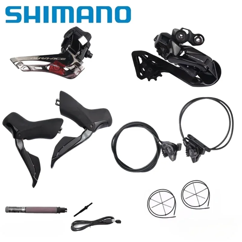 Shimano di2 dura ace r9270 2x12 velocidade conjunto de freio a disco hidráulico r9200 pedaleira fd RD-R9250 bateria dn300 para conjunto de bicicleta estrada