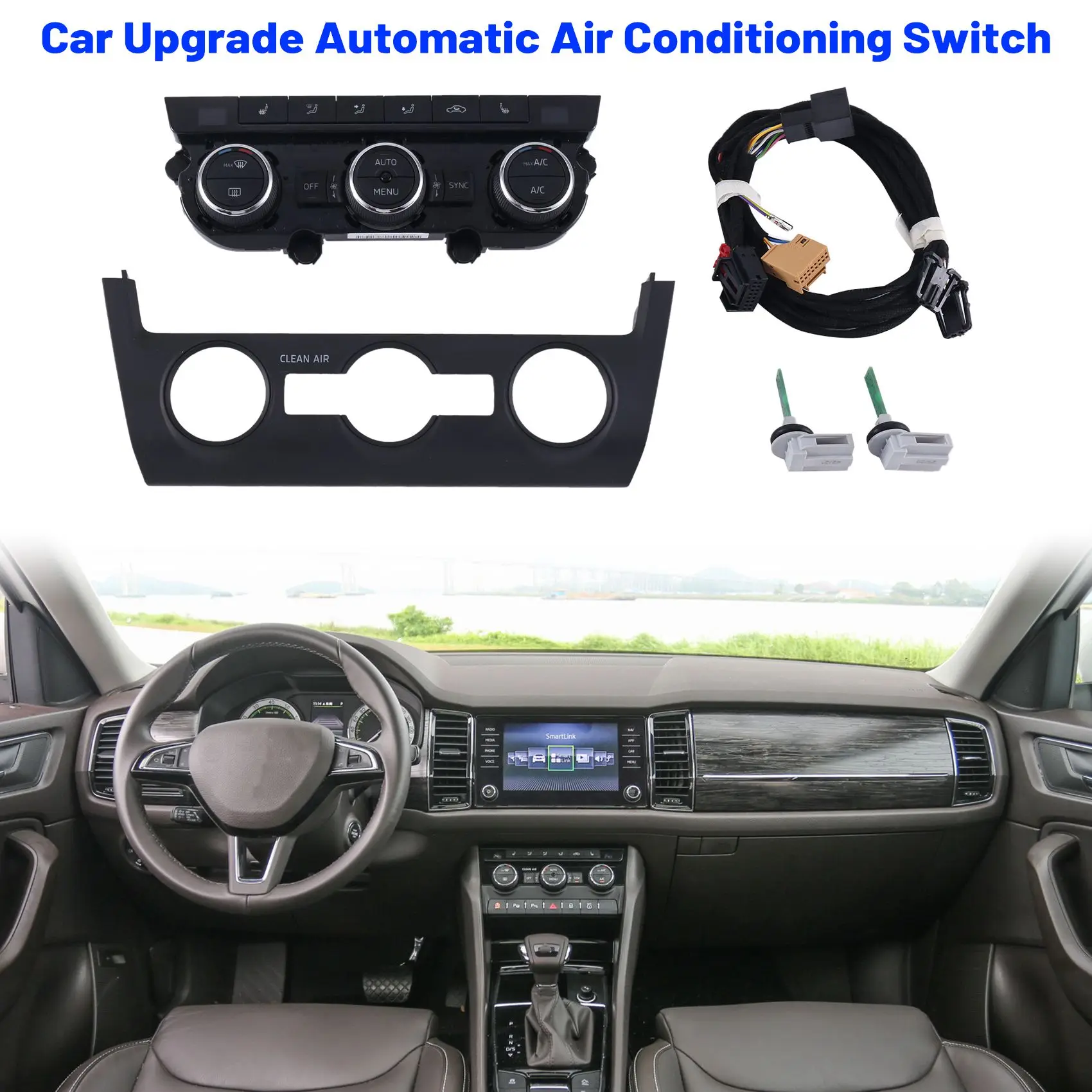 

A30M-56G907044A Car Upgrade Automatic Air Conditioning Switch For Skoda Octavia A7 2017-2018