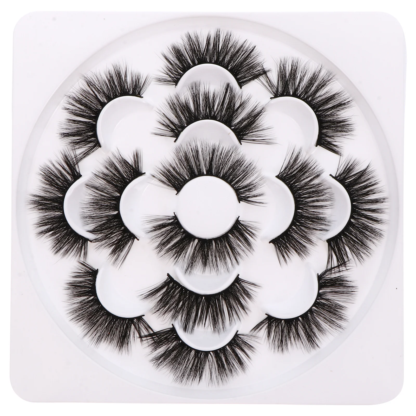 Pestañas de maquillaje vívidas para mujer, pestañas postizas fáciles de usar, accesorio de belleza de larga duración, herramienta de maquillaje de pestañas vívidas