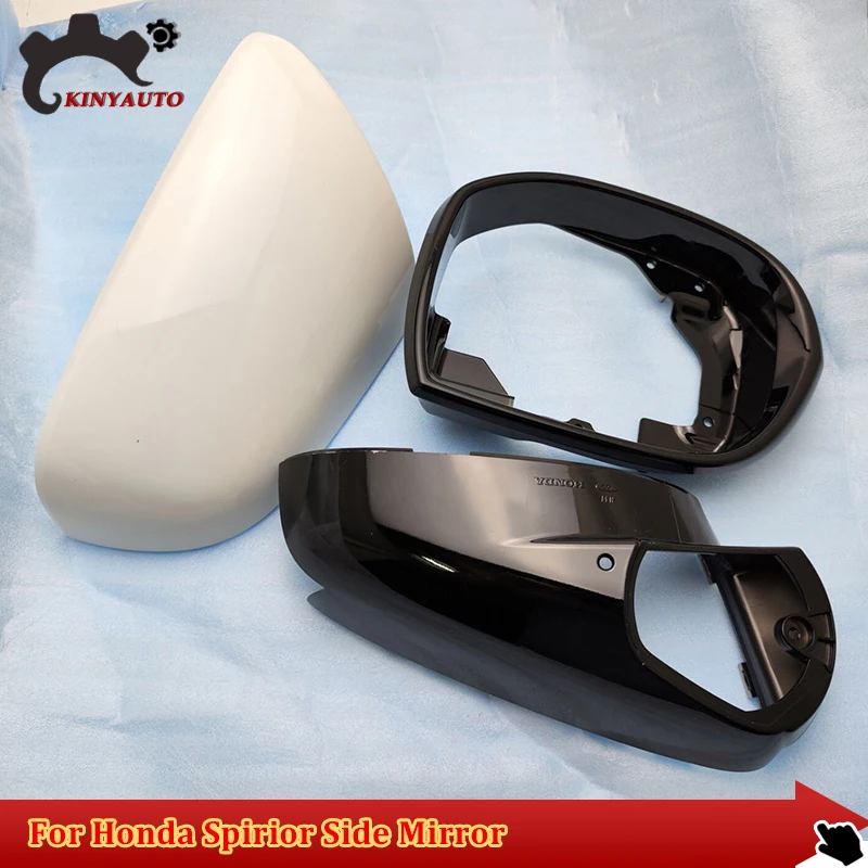 

For Honda Spirior 09-14 Side External Rearview Mirror Assy Lens Glass Turn Signal Light Lamp Lower Lid Shell Frame Cover Holder