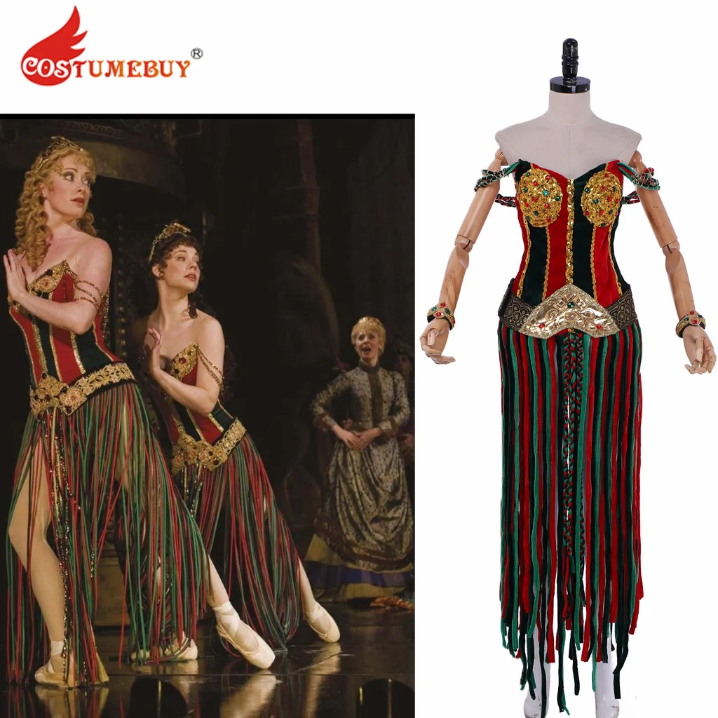 Musical The Phantom of the Opera Christine Daae Cosplay Costume Christine Hannibal Ballet Costume Slave Girl Costume Women Dress