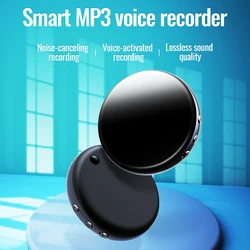 Digital Voice Recorder Activated 64GB  USB Flash Driver Magnet Dictaphone HD Noise Reduce Sound Audio Record MP3 Player 100Hour