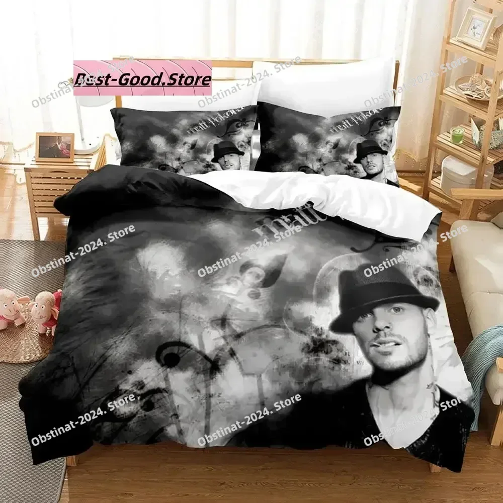 2025 M. Pokora Bedding Set Single Twin Printed Bed Set With Pillowcase Bed Duvet Cover Soft Single Double Queen Super King Size