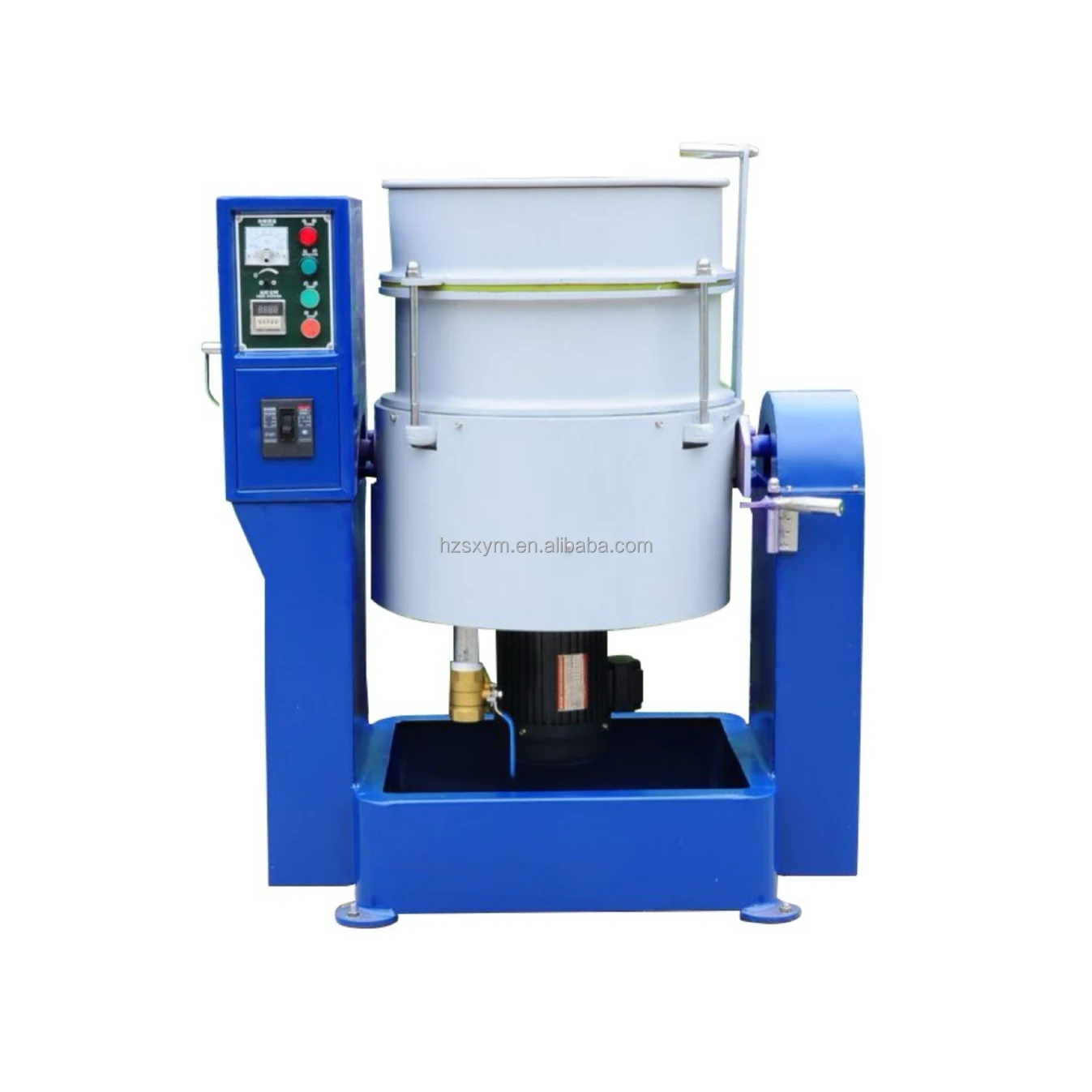 High Efficiency 50L Centrifugal Tumble Vibratory Polishing Machine with PU Inner Liner