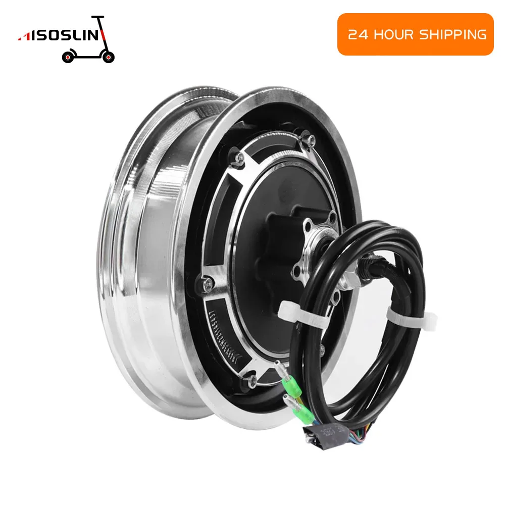 48V 500W Brushless Dis Brake Hub Motor Electric Scooter Accessories  Durable 10Inch Motors Wheel For KUGOO M4 Replacement Parts