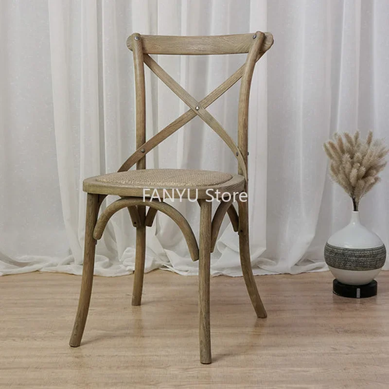 Modern Relaxing Dining Chairs Minimalist Household Reception Dining Chairs Design Backrest Silla Comedor Home Furniture WZ50DC