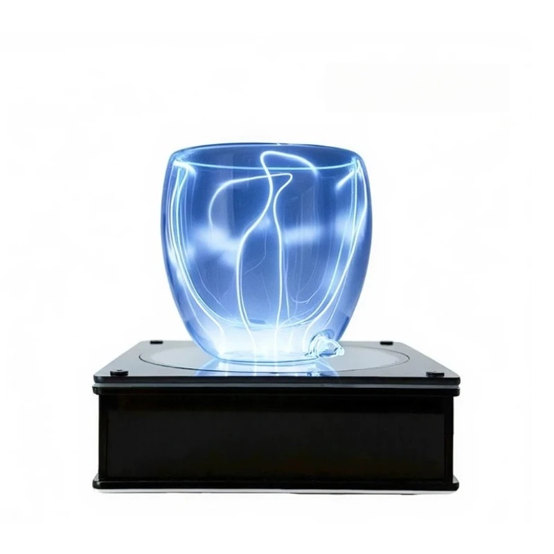 Plasma Lightning Cup, Ion Glow Lamp Creative Gift, Electron Transition Science Kit, Physics Lab Teaching Demonstration Tool