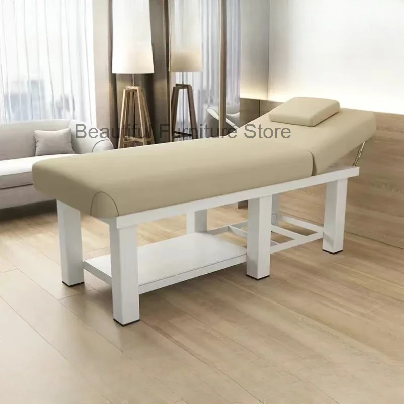 Wooden Pedicure Massage Bed Tattoo Comfort Knead Beauty Massage Bed Speciality Sleep Lettino Estetista Beauty Furniture BL50MD