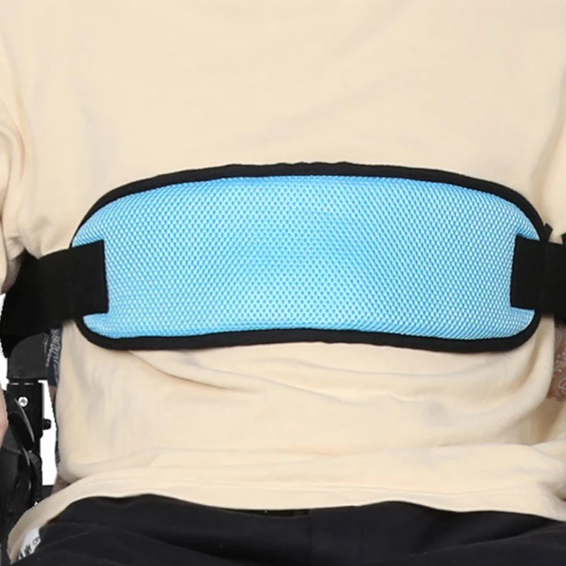 1PC Wheelchair Seats Belt Adjustable Safety Harness Fixing Breathable Brace for the Elderly Patients Restraints Straps Brace Sup