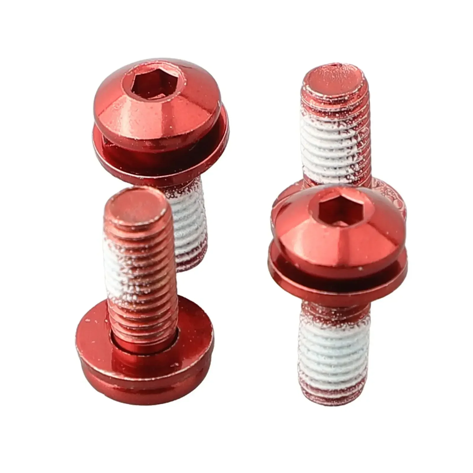 4Pcs Bottle Cage Holder Screws Aluminum Alloy 7075 Mountain Road Bike M5*12 Bolt Aluminum Alloy Bicycle Accessories