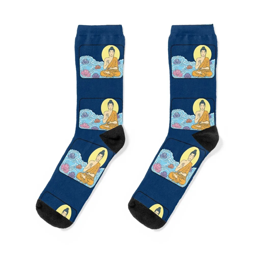 

Nirvana Buddha Socks New year's Crossfit Sports compression Women's Socks Men's