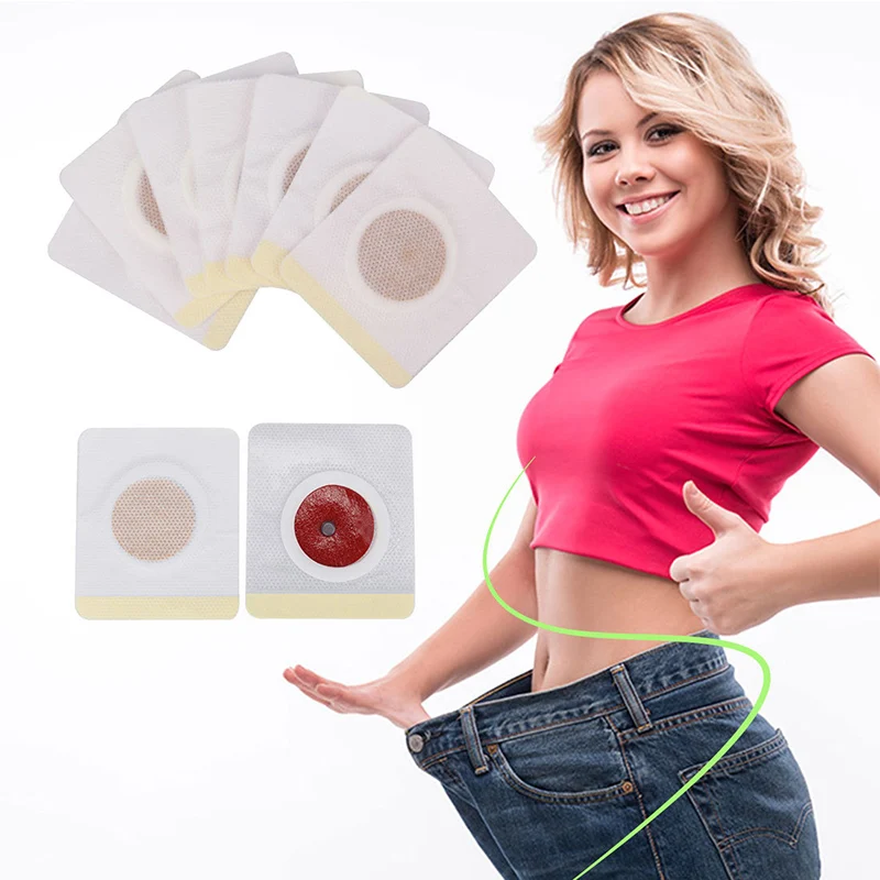 Chinese Medicine Weight Loss Navel S-ticker Magnetic Slim Detox Adhesive Sheet Fat Burning Slimming Diets Slim P-atch Pad