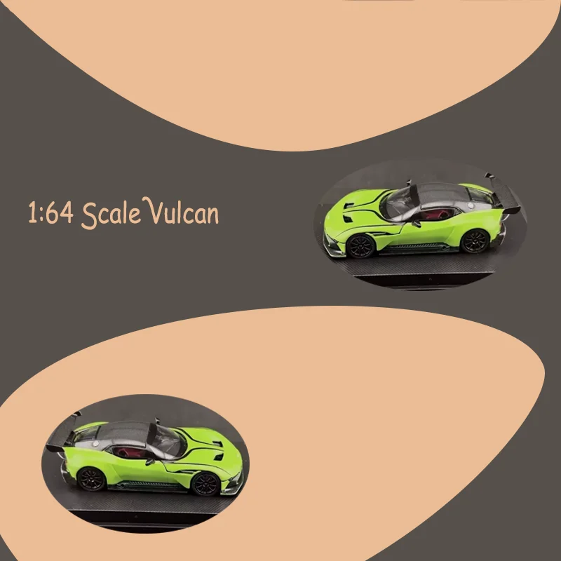 Fine Works 1:64 Scale Vulcan Alloy Car Model Desktop Decoration Unique Gift Static Display Collectibles Toy