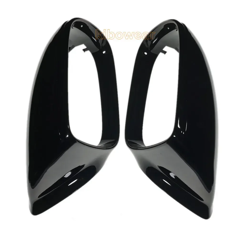 Black for Audi Q5 8R Q7 4L SQ5 Side Mirror Cover Caps 2009 2012 2013 2014 2015 2016 door wing rearview replace glossy shell case