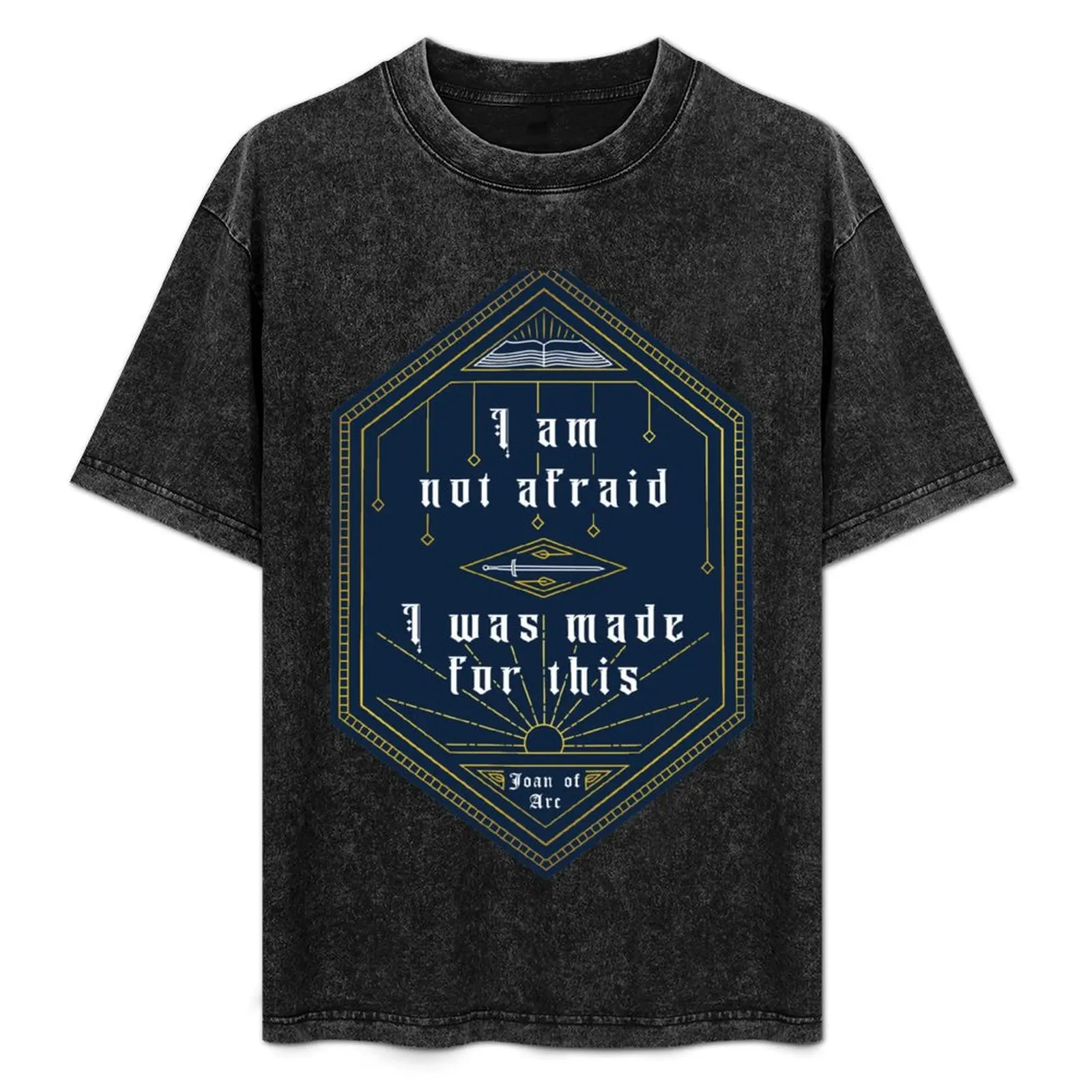 

Saint Joan of Arc Quote T-Shirt summer tops Luxury man luxury clothing labubu graphic shirts designer t shirt men