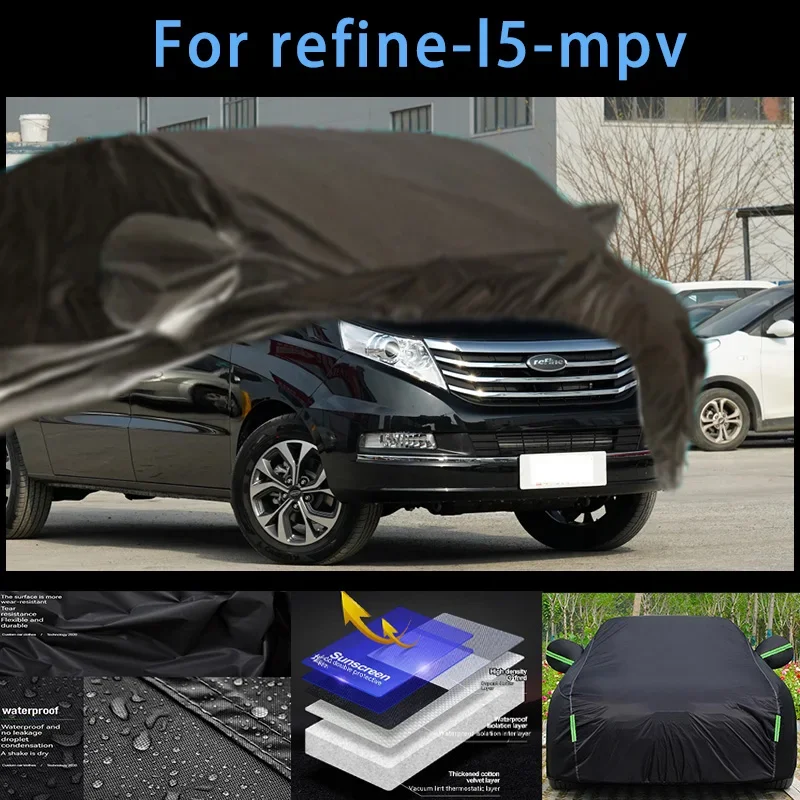 

For refine-l5-mpv Outdoor Protection Full Car Covers Snow Cover Sunshade Waterproof Dustproof Exterior Car accessories