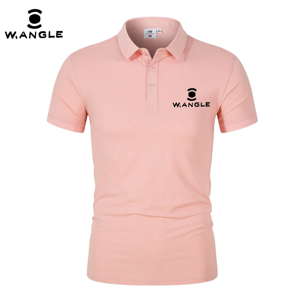 Men Breathable T-Shirt Business And Leisure POLO Shirt Summer New Fashion Short Sleeve Clothes Solid Color Comfortable Pullovers