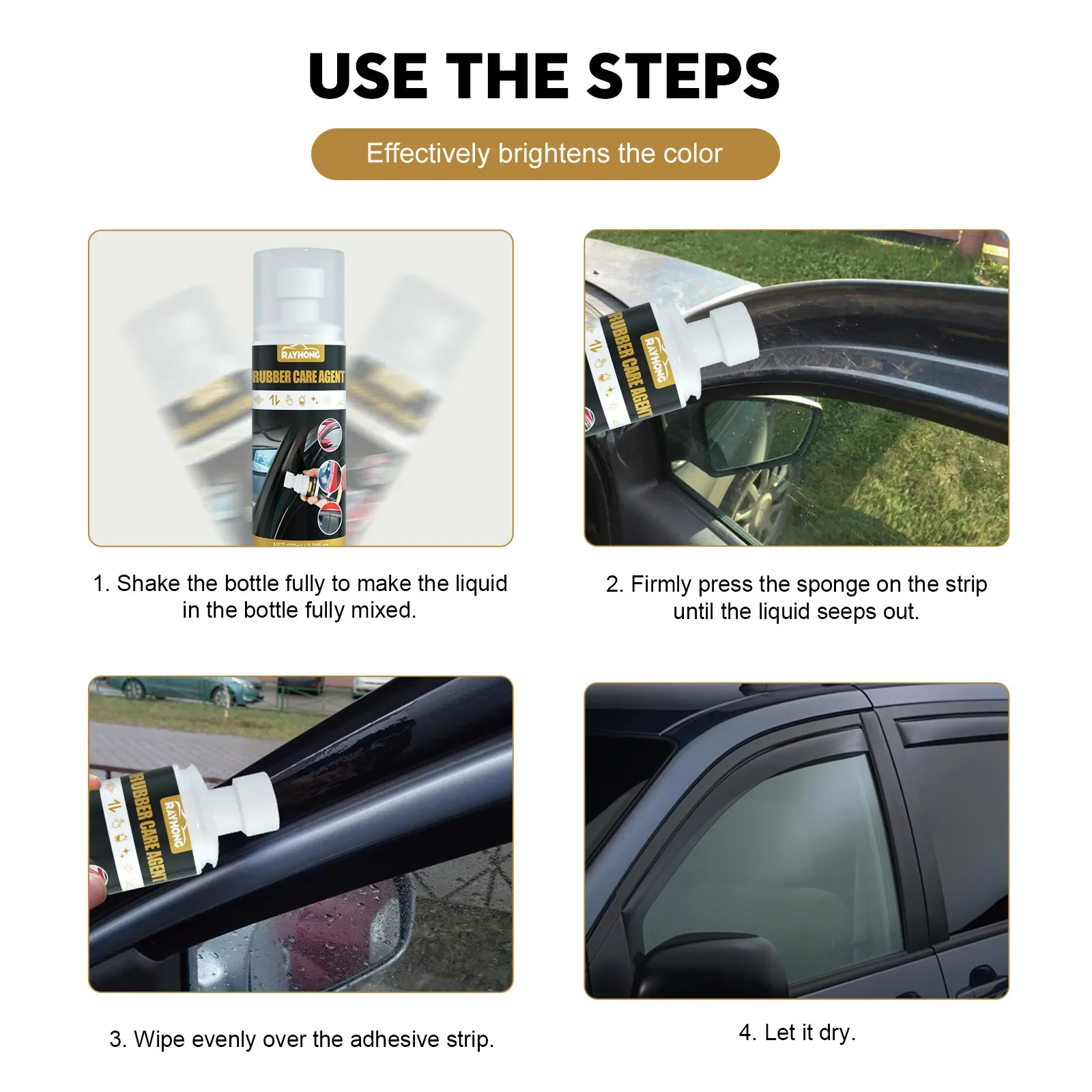 سيارة المطاط علاج وكيل تجديد الرعاية رذاذ السيارات السائل الشمع عامل تلميع وكيل الرعاية منظف السيارة واقية العناية بالسيارات