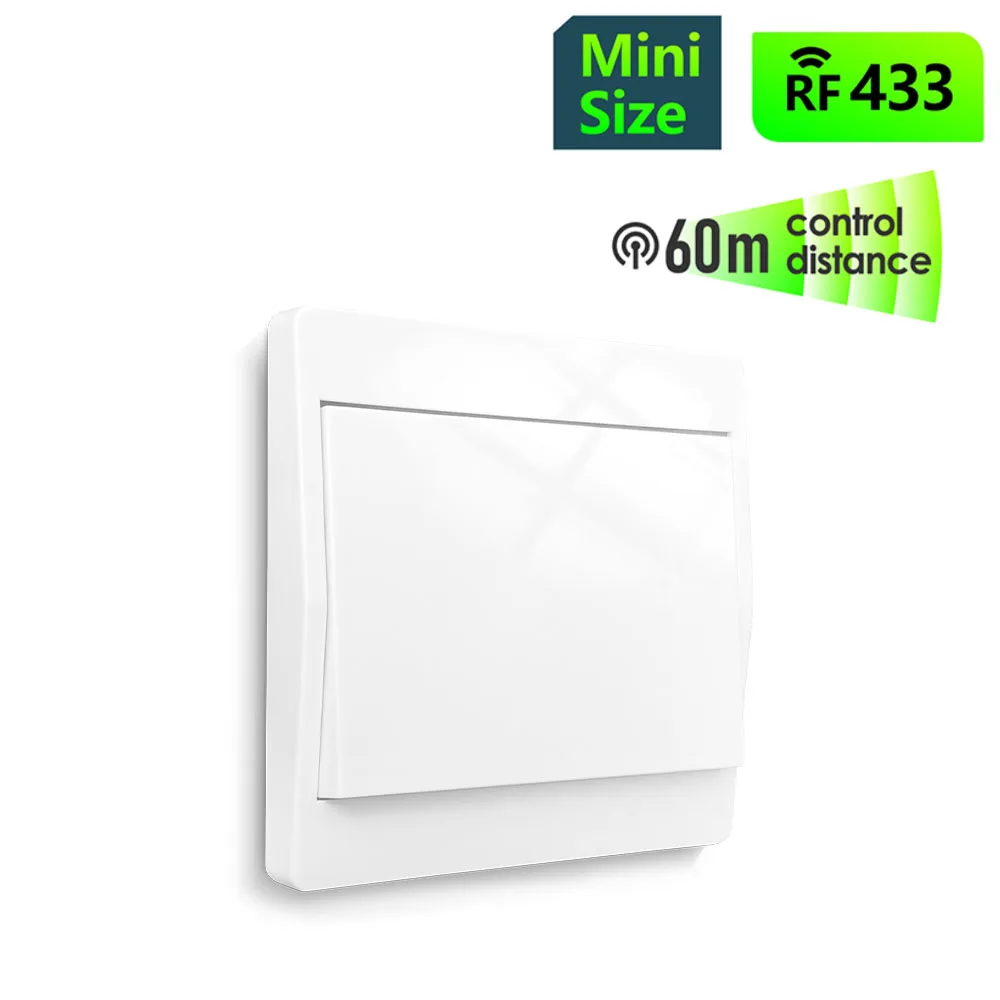 Wireless Self-Powered Licht Schalter 433mhz Rf Kinetische Schalter Keine Batterie Benötigen AC 110V 220V 10A relais Modul für Home Appliance LED