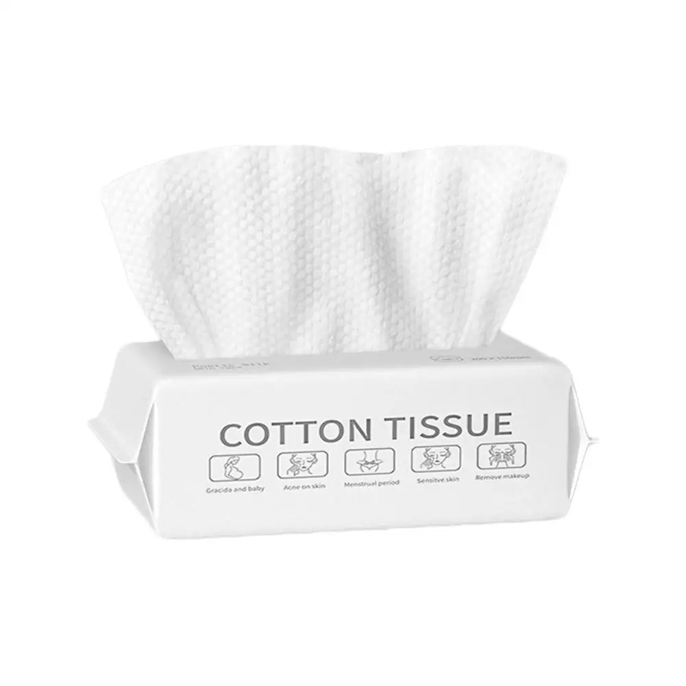 50/100pcs Disposable Wash Face Towel Clean Face Towel Of Makeup Towel Pattern Cotton Tissue Facial Make Pearl Remove