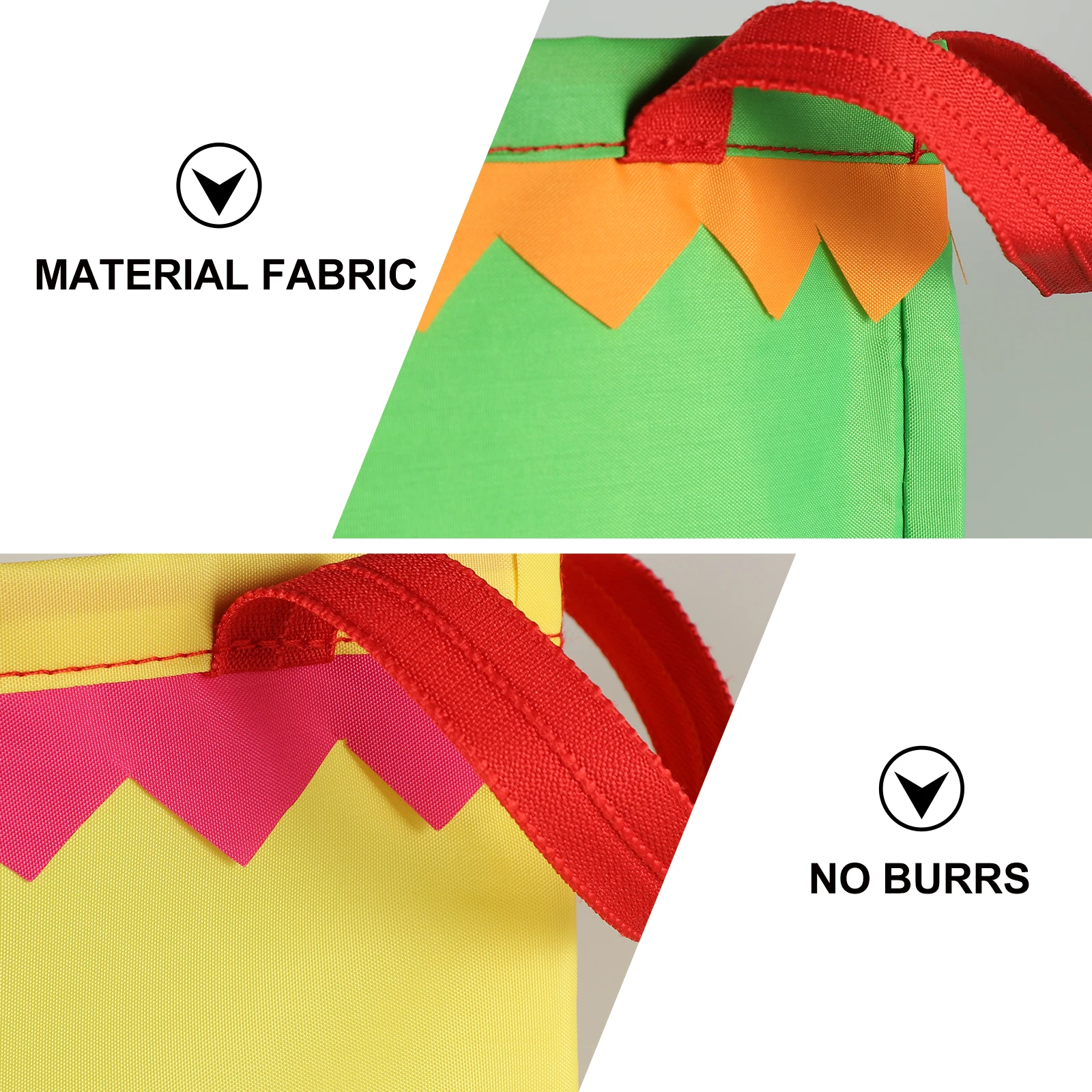 4 Bolsas de Carreras de Sacos, Gruesas, Resistentes al Desgaste, Juego de Actividades Divertidas para Niños, Diseño Brillante, Fiesta Escolar, Juego al Aire Libre