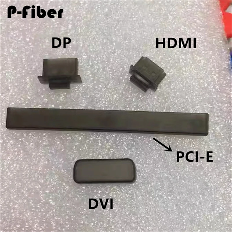 Dust pug DVI DP HDMI pci-e 100pcs do płyty głównej karta graficzna osłona przeciwpyłowa osłona ochronna
