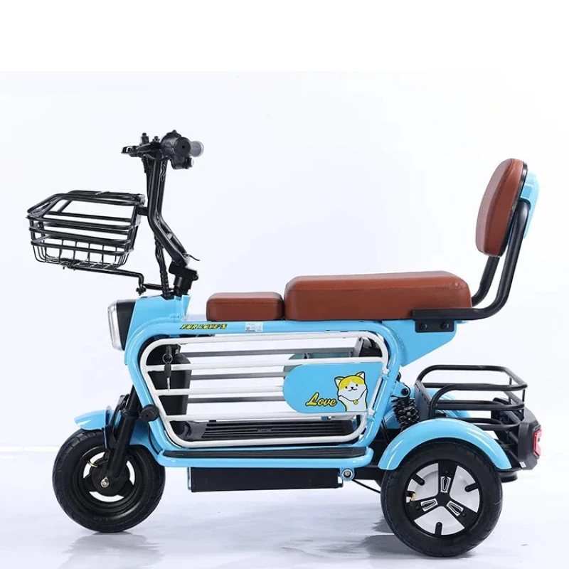 

M1 model Three Wheels Motorcycle 500w 48v Battery Scooter With Roof