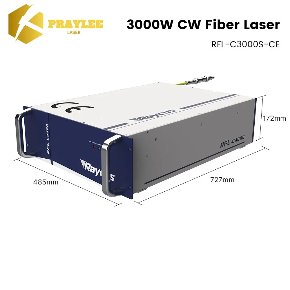 Praylee Original Raycus Laser Source 3000W Fiber Laser RFL-C3000S-CE for Handheld Laser Welding Machine