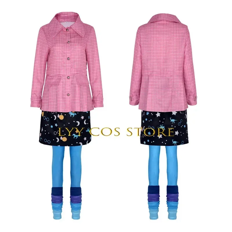 ماجيك سكول ساحرة كوسبلاي أنيمي لونا لوفجود كوسبلاي معطف وتنورة وسراويل موحدة مجموعة ملابس حفلات الهالوين للنساء والأطفال