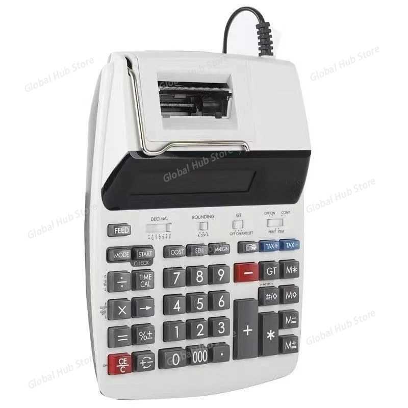 MP-120MG Business Printing Calculator Financial Financial Printing Calculator Two-color Printer Type view 3