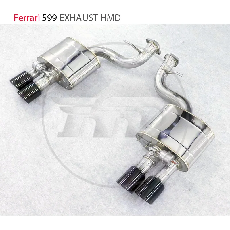 HMD Stainless Steel Exhausts Noise for Car Ferrari 599 Performance Catback Turbo Sound Electronic Valve Muffler