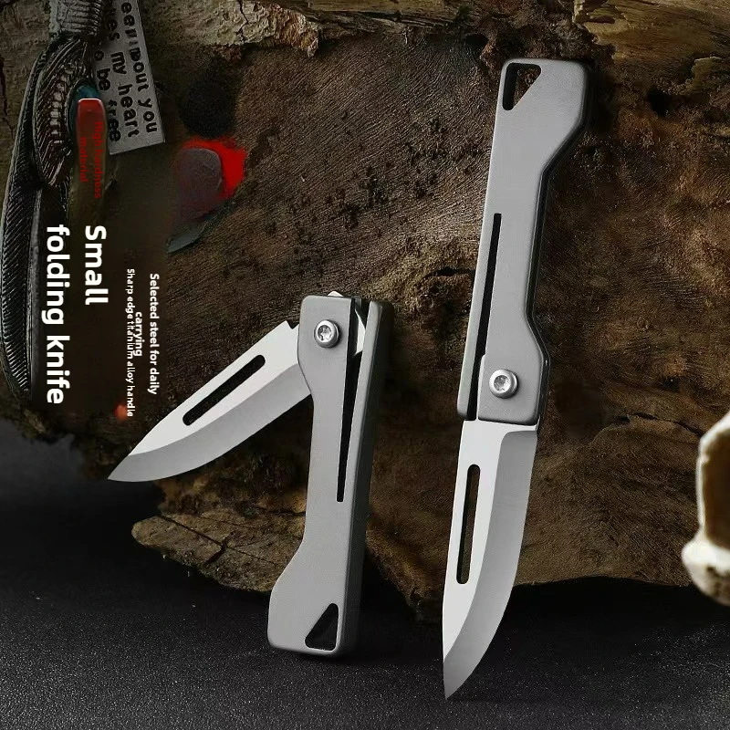 

Titanium alloy portable mini folding tool, portable multifunctional sharp cutter