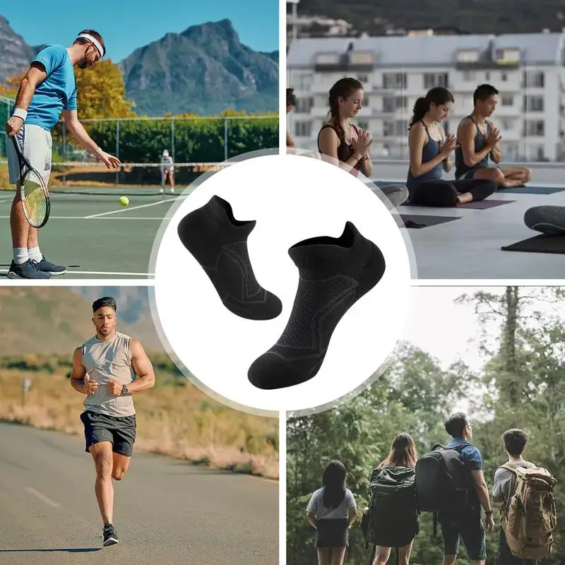 Athletic Running Socks Anti-Blister Comfort Ankle Socks Breathable Comfort Athletic No Show Socks Low Cut Breathable Socks