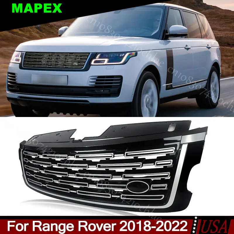 2023 Style Front Bumper Upper Grille Grill For 2018-2022 Range Rover Vogue L405