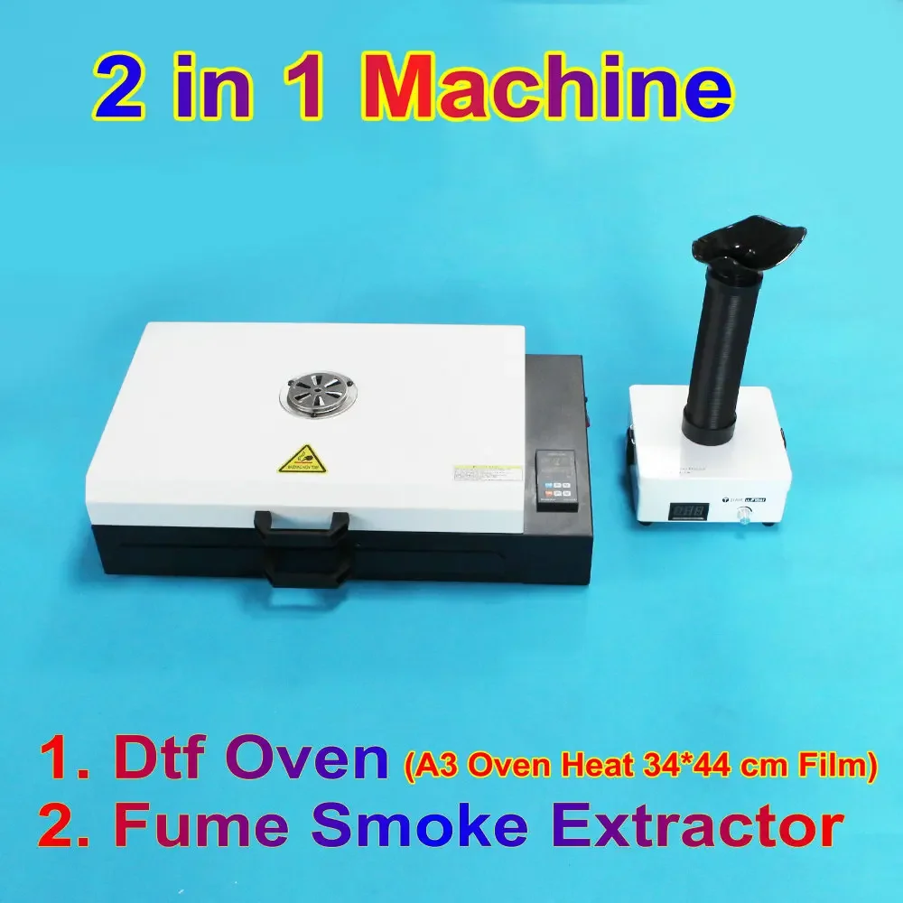 

Dtf Heating Oven Baker With Fume Smoke Filter Extractor Purification Machine Direct To Film Heater Baking Smoke Centreifugal Kit