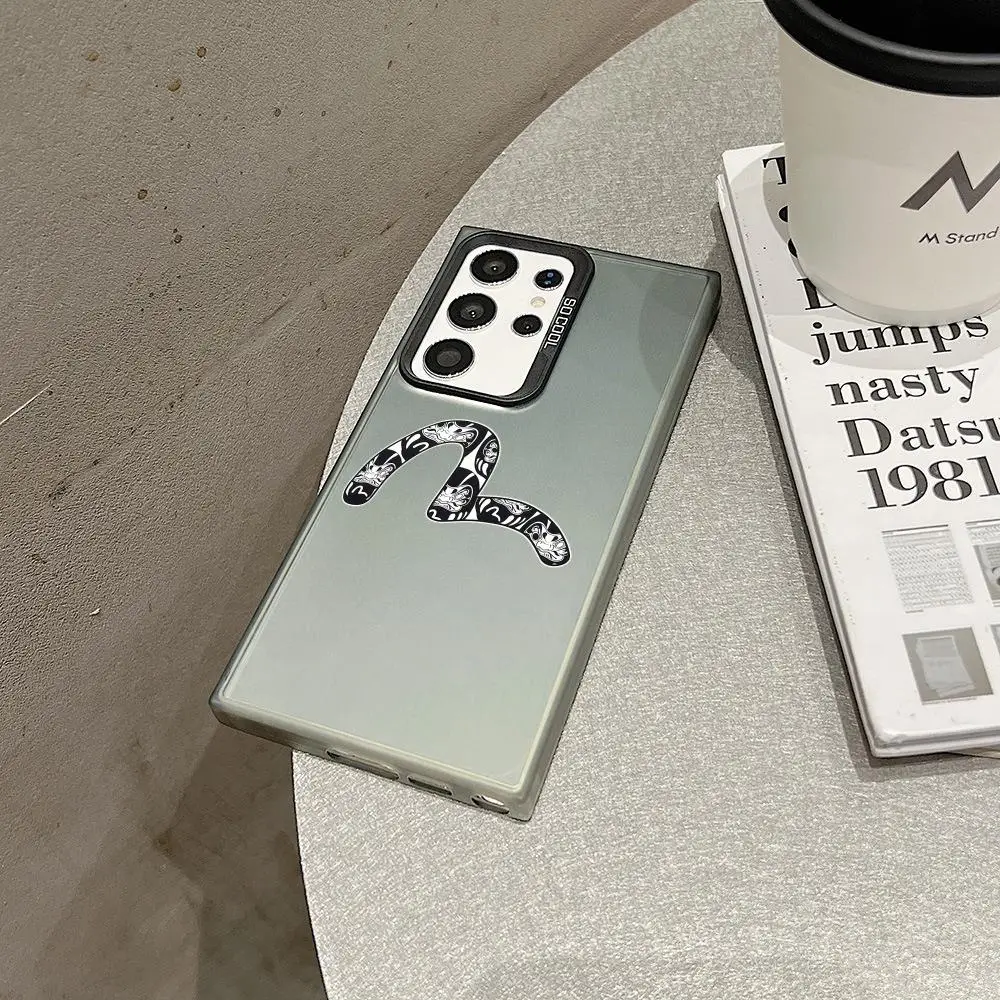 Чехол для телефона E-Evisu для Samsung Galaxy S25 S24 S23 Ultra S22 Plus S20 A55, противоударный защитный чехол IMD Чехол для телефона E-Evisu для Samsung Galaxy S25 S24 S23 Ultra S22 Plus S20 A55, противоударный защитный чехол IMD