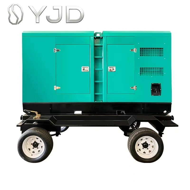 With Engine 80KW Silent Trailer Type diesel Genset(220V 3 Phase 60hz)