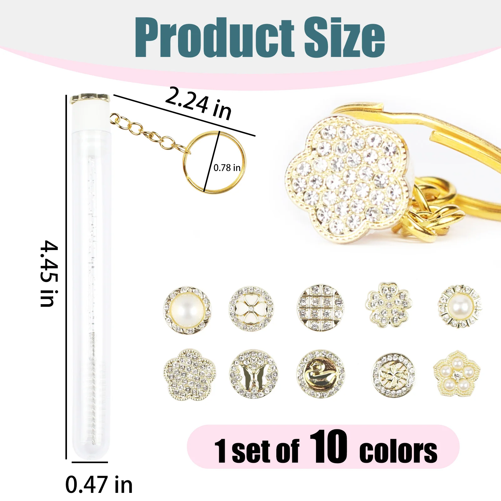 10 قطعة عصي الماسكارا أنبوب قابلة لإعادة الاستخدام لاش فرشاة الذهبي أنبوب معدني رمش فرشاة أنابيب مع المفاتيح Spoolies لاش تمديد فرش #2