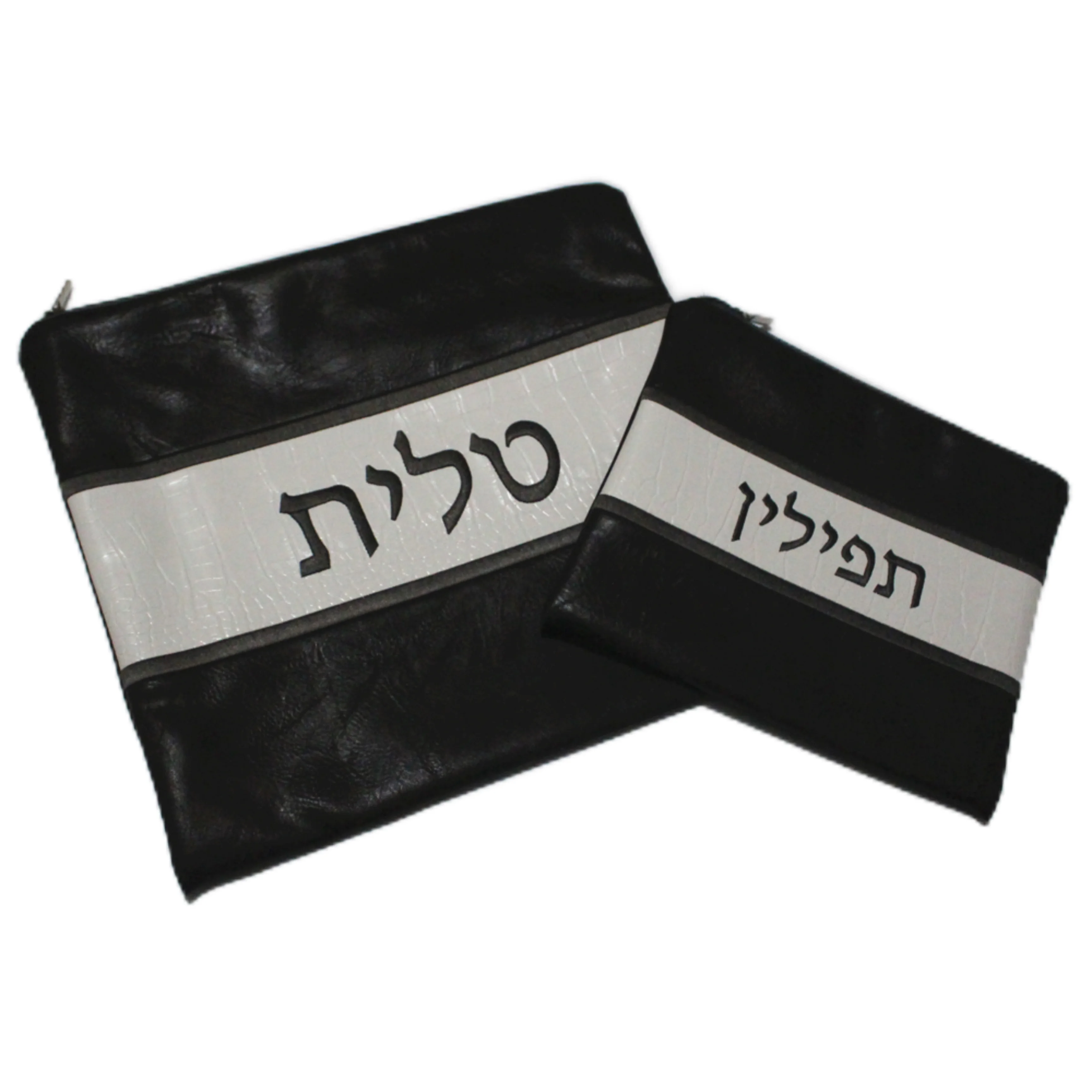 Imagem -02 - Bolsa Tefifflin Judaica para Judeus Xaile de Couro pu Design Bordado Presente Judaica