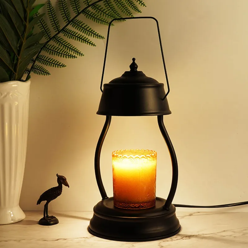 Lampada a cera di fusione aromaterapia fusione calda lampada a candela lampadine regolazione della temperatura regolabile luce a candela regalo nordico